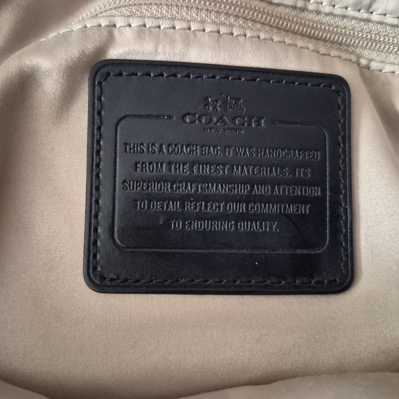 Vintage Coach Parkside Hobo Bag Navy Blue - Picture 4 of 8